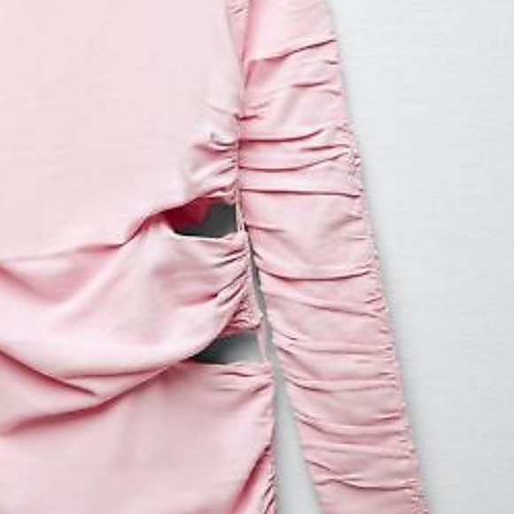 NWT Zara Special Edition Draped Knit Dress, Size M - Picture 8 of 9